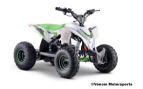 Venom Motorsports Recalls Youth Model All-Terrain Vehicles (ATVs) Due to Crash Hazard and Violation of Federal Safety Standard; Sold Exclusively on VenomMotorsports.com thumbnail
