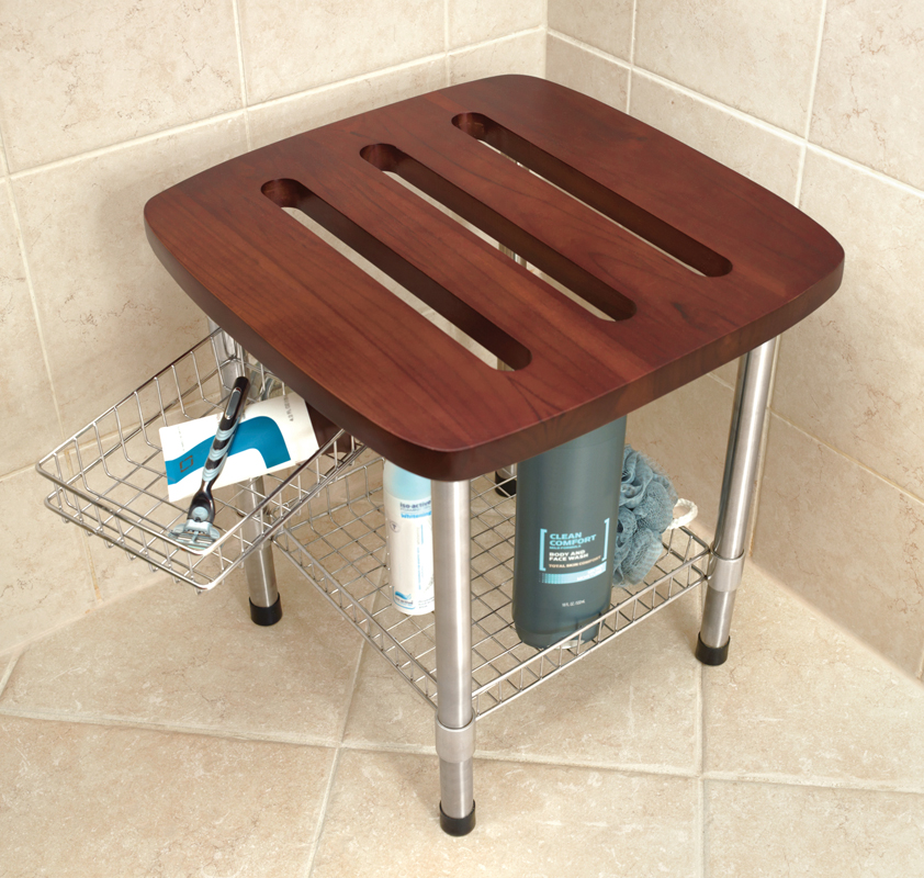 Hammacher Schlemmer Recalls Teak Shower Stools Due to Fall Hazard