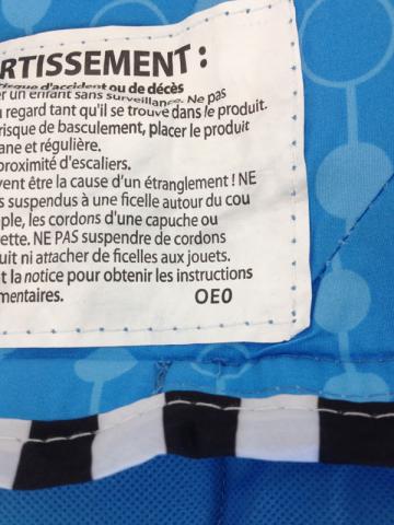 Three-digit date code on Kids II Baby Einstein Activity Jumper