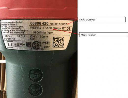 Metabo Recalls Rat Tail Angle Grinders 