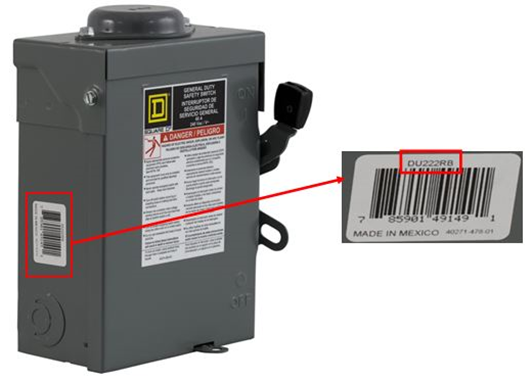 Square d breaker box labels