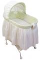 KB021-ARC- Tender Vibes Travel Bassinet (lime green cover)