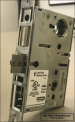 Stanley Commercial door lockset (interior view)